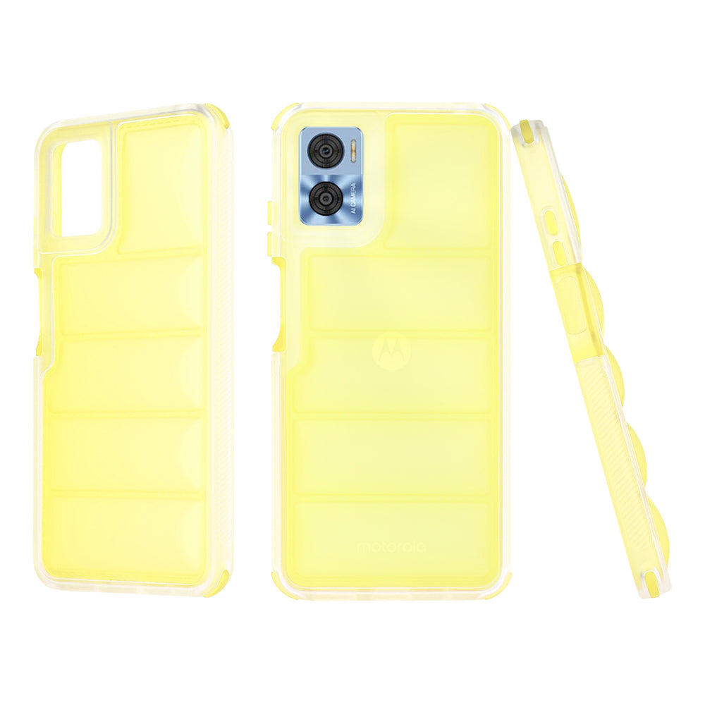 Husa de protectie Techsuit Wave Shield compatibil cu Motorola Moto E22 / Moto E22i, Galben