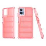 Husa de protectie Techsuit Wave Shield compatibil cu Motorola Moto E22 / Moto E22i, Rosu