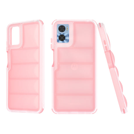 Husa de protectie Techsuit Wave Shield compatibil cu Motorola Moto E22 / Moto E22i, Roz