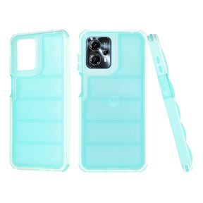 Husa de protectie Techsuit Wave Shield compatibil cu Motorola Moto G13 / G23 / G53, Turcoaz