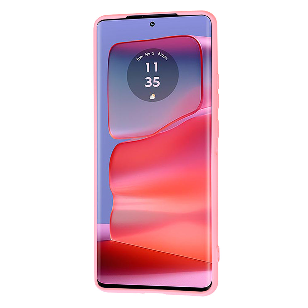 Husa de protectie Techsuit SoftFlex compatibil cu Motorola Edge 50 Pro, Chalk Pink