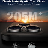 Torras Folie de protectie Torras Lensguard Camera compatibil cu iPhone 16 Pro / iPhone 16 Pro Max, Negru – imagine 2