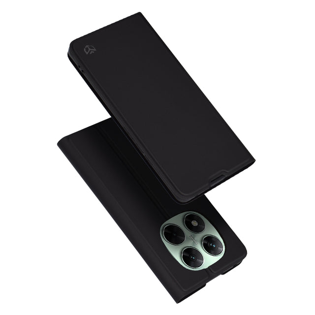Husa de protectie Techsuit Magskin Book compatibil cu Xiaomi Redmi Note 14 Pro+ 5G, Negru