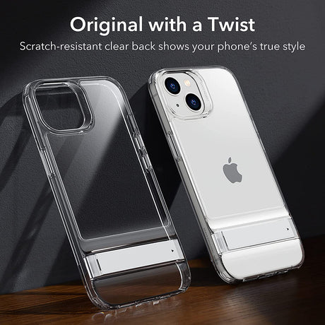 Husa de protectie ESR Air Shield Boost Kickstand compatibil cu iPhone 14 Plus, Transparent