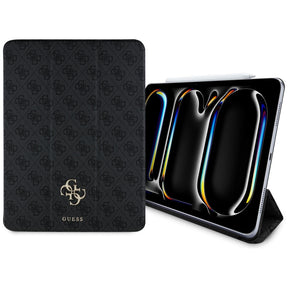 Husa de protectie tableta Guess Magnetic 4G Big Logo (GUFC13PM24PS4SGK) compatibil cu iPad Pro 13 (2024) / iPad Pro 13 (2025), Negru