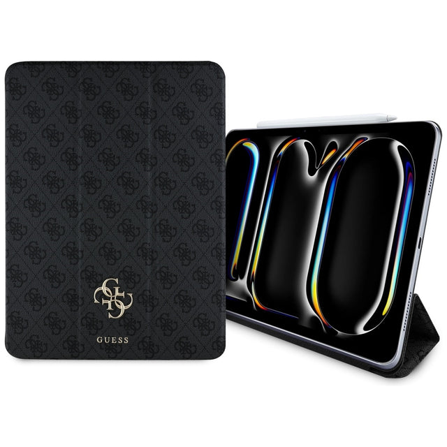 Husa de protectie tableta Guess Magnetic 4G Big Logo (GUFC13PM24PS4SGK) compatibil cu iPad Pro 13 (2024) / iPad Pro 13 (2025), Negru