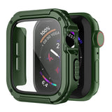 Folie de protectie smartwatch Lito Watch Armor 360 Case + Screen Protector compatibil cu Apple Watch 1 / 2 / 3 (38mm), Verde