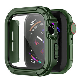 Folie de protectie smartwatch Lito Watch Armor 360 Case + Screen Protector compatibil cu Apple Watch 1 / 2 / 3 (42mm), Verde