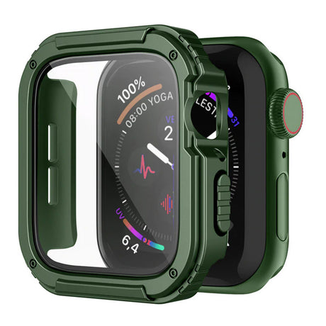 Folie de protectie smartwatch Lito Watch Armor 360 Case + Screen Protector compatibil cu Apple Watch 1 / 2 / 3 (42mm), Verde