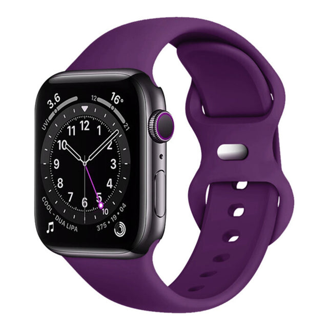 Curea smartwatch Techsuit Watchband (W031) compatibil cu Apple Watch 1/2/3/4/5/6/7/8/9/10/11/SE/SE 2/SE 3 (38/40/41/42mm), Mov Inchis