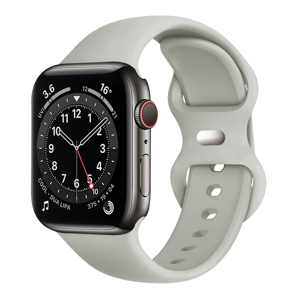 Curea smartwatch Techsuit Watchband (W031) compatibil cu Apple Watch 1/2/3/4/5/6/7/8/9/10/11/SE/SE 2/SE 3 (38/40/41/42mm), Gri