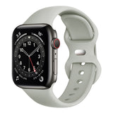 Curea smartwatch Techsuit Watchband (W031) compatibil cu Apple Watch 1/2/3/4/5/6/7/8/9/10/11/SE/SE 2/SE 3 (38/40/41/42mm), Gri