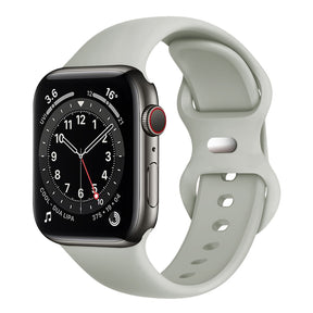 Curea smartwatch Techsuit Watchband (W031) compatibil cu Apple Watch 1/2/3/4/5/6/7/8/9/10/11/SE/SE 2/SE 3 (38/40/41/42mm), Gri