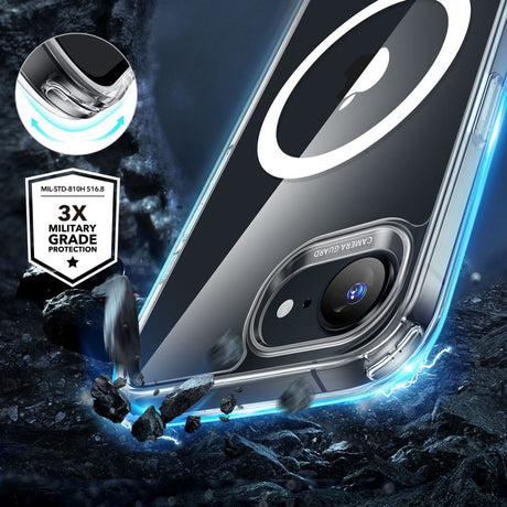 Husa de protectie ESR Classic Hybrid HaloLock compatibil cu iPhone 16e / iPhone 17e, Transparent
