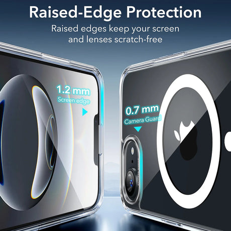 Husa de protectie ESR Classic Hybrid HaloLock compatibil cu iPhone 16e / iPhone 17e, Transparent