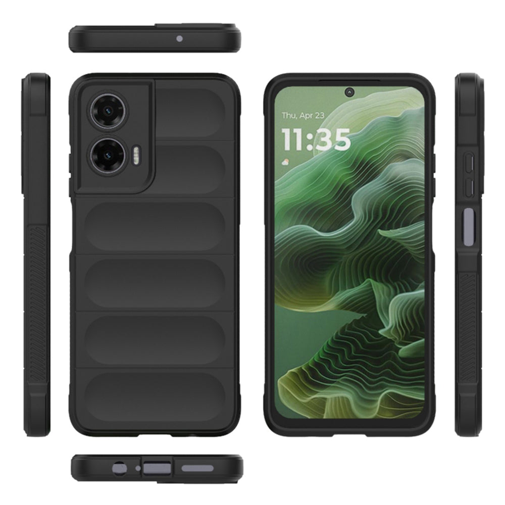 Husa de protectie Techsuit Magic Shield compatibil cu Motorola Moto G35, Negru