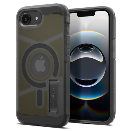 Husa de protectie Spigen Tough Armor MagSafe compatibil cu iPhone 16e / iPhone 17e, Frost Black