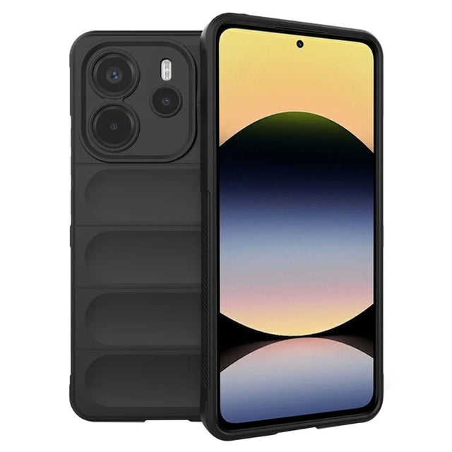 Husa de protectie Techsuit Magic Shield compatibil cu Xiaomi Redmi Note 14 4G (Regional), Negru