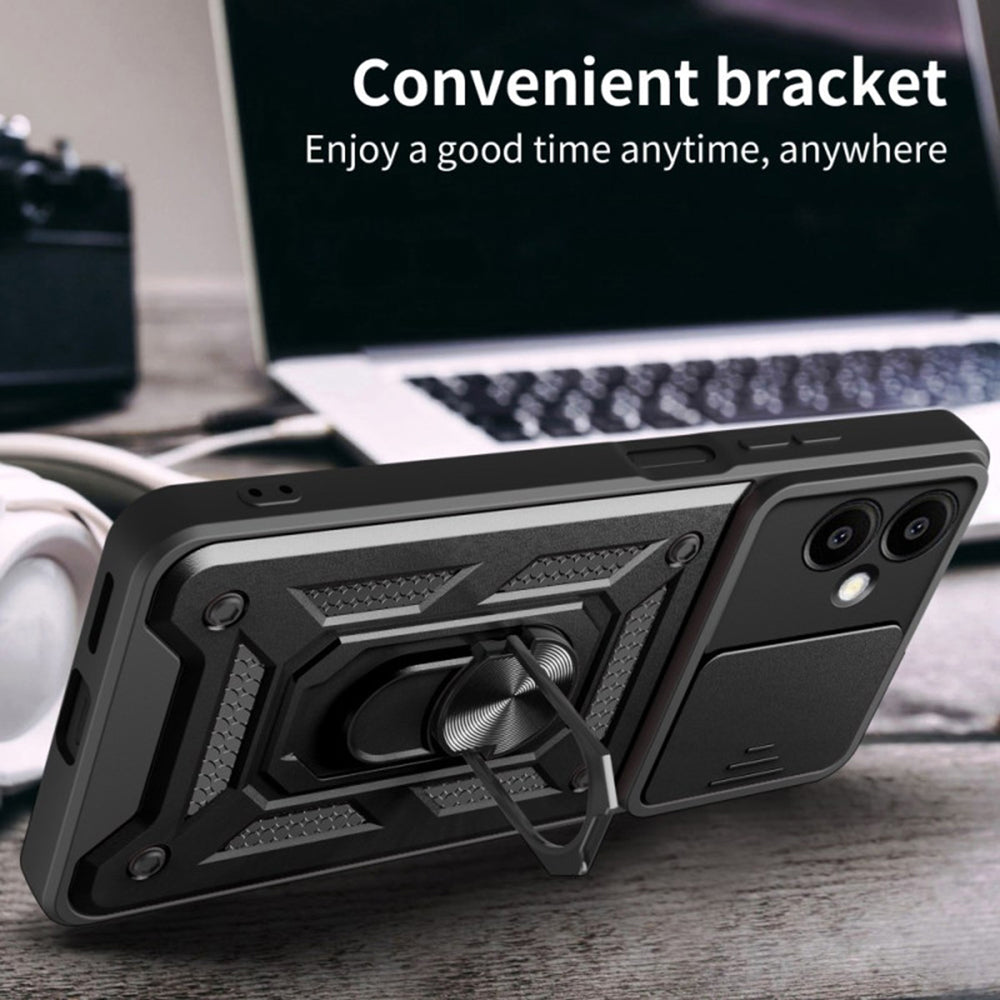 Husa de protectie Techsuit CamShield Series compatibil cu Samsung Galaxy S25 Edge, Albastru