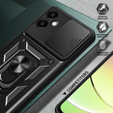 Husa de protectie Techsuit CamShield Series compatibil cu Samsung Galaxy S25 Edge, Albastru