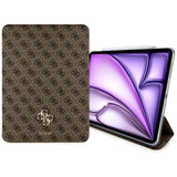 Husa de protectie tableta Guess Magnetic 4G Big Logo (GUFC13RM24PS4SGW) compatibil cu iPad Air 13 (2024) / Air 13 (2025) / Air 13 (2026), Maro