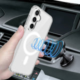 Husa de protectie Techsuit MagSafe Pro compatibil cu Samsung Galaxy S24, Transparent