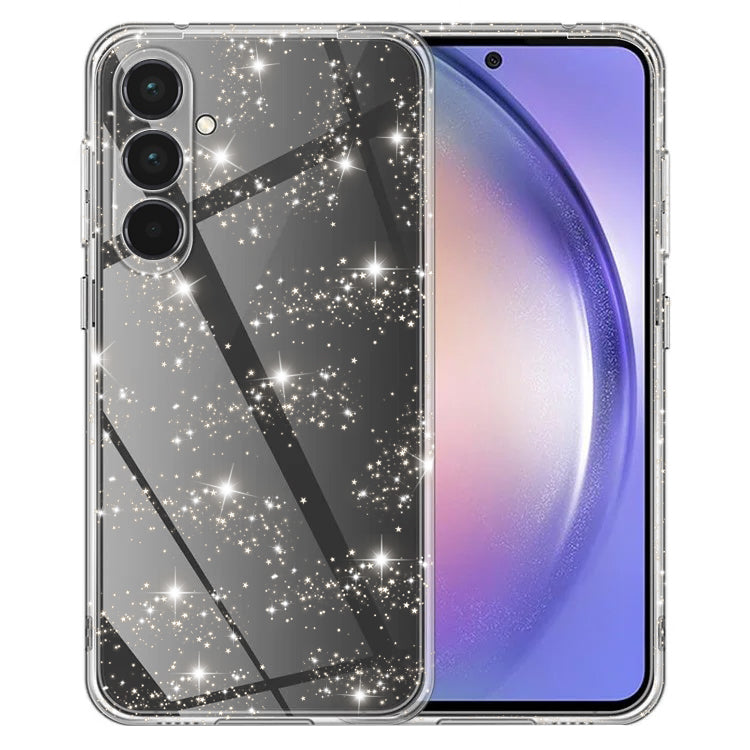 Husa de protectie Techsuit SparkleSkin Series compatibil cu Samsung Galaxy A55 5G, Transparent