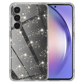 Husa de protectie Techsuit SparkleSkin Series compatibil cu Samsung Galaxy A55 5G, Transparent