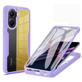 Folie de protectie Techsuit ColorVerse 360 Series + compatibil cu Xiaomi Poco X7 Pro, Mov