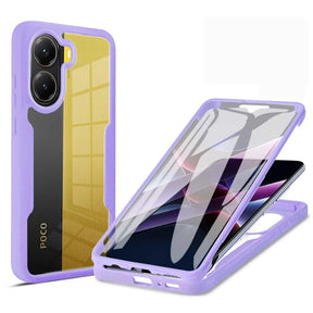 Folie de protectie Techsuit ColorVerse 360 Series + compatibil cu Xiaomi Poco X7 Pro, Mov