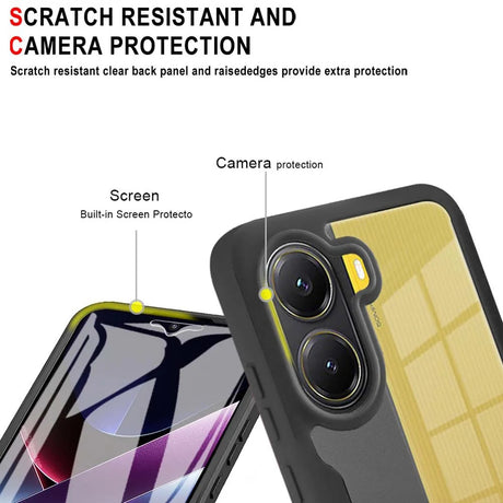 Folie de protectie Techsuit ColorVerse 360 Series + compatibil cu Xiaomi Poco X7 Pro, Mov