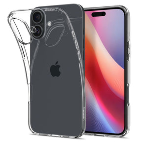 Husa de protectie Spigen Liquid Crystal (ACS08064) compatibil cu iPhone 16 Plus, Crystal Clear