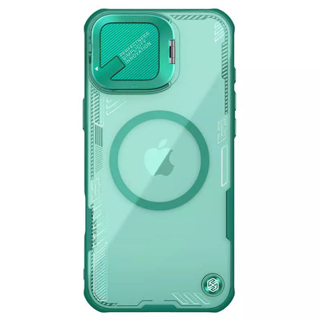 Husa de protectie Nillkin Iceblade Prop Magnetic (without Camera Cutout) compatibil cu iPhone 16 Plus, Verde
