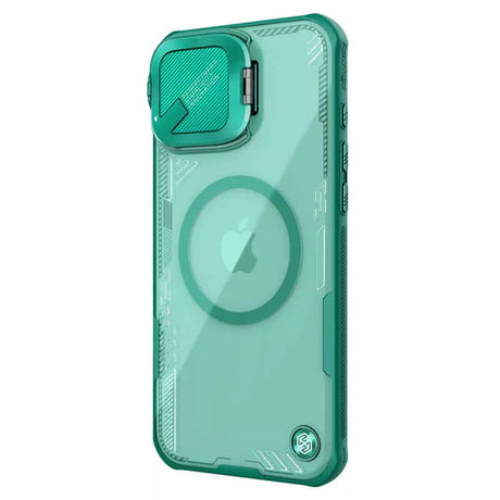 Husa de protectie Nillkin Iceblade Prop Magnetic (without Camera Cutout) compatibil cu iPhone 16 Plus, Verde