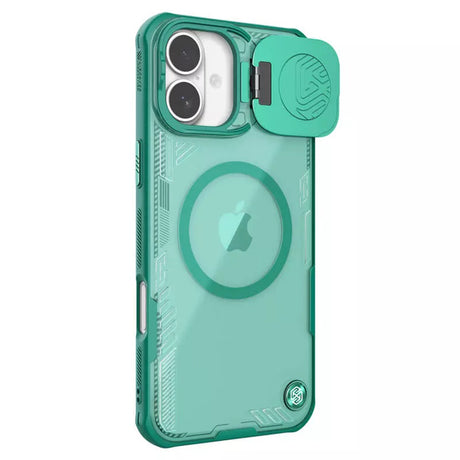 Husa de protectie Nillkin Iceblade Prop Magnetic (without Camera Cutout) compatibil cu iPhone 16 Plus, Verde