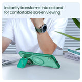 Husa de protectie Nillkin Iceblade Prop Magnetic (without Camera Cutout) compatibil cu iPhone 16 Plus, Verde