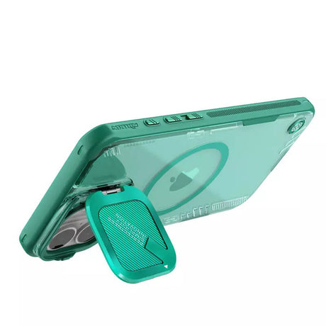 Husa de protectie Nillkin Iceblade Prop Magnetic (without Camera Cutout) compatibil cu iPhone 16 Plus, Verde