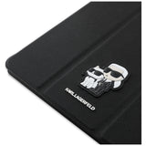 Husa de protectie tableta Karl Lagerfeld Saffiano Magnetic Karl &Choupette (KLFC13RM24SAKCK) compatibil cu iPad Air 13 (2024 / 2025 / 2026), Negru