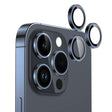 Folie de protectie Lito S+ Camera Glass compatibil cu iPhone 15 Pro / iPhone 15 Pro Max, Albastru Titanium