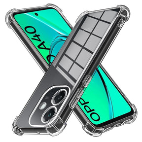 Husa de protectie Techsuit Shockproof Clear Silicone compatibil cu Oppo A40 4G, Transparent