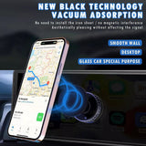 Suport Techsuit Premium with Wireless Charging (HOLD253), MagSafe N52 Magnets, Powerful Suction Cup, Dashboard, Negru