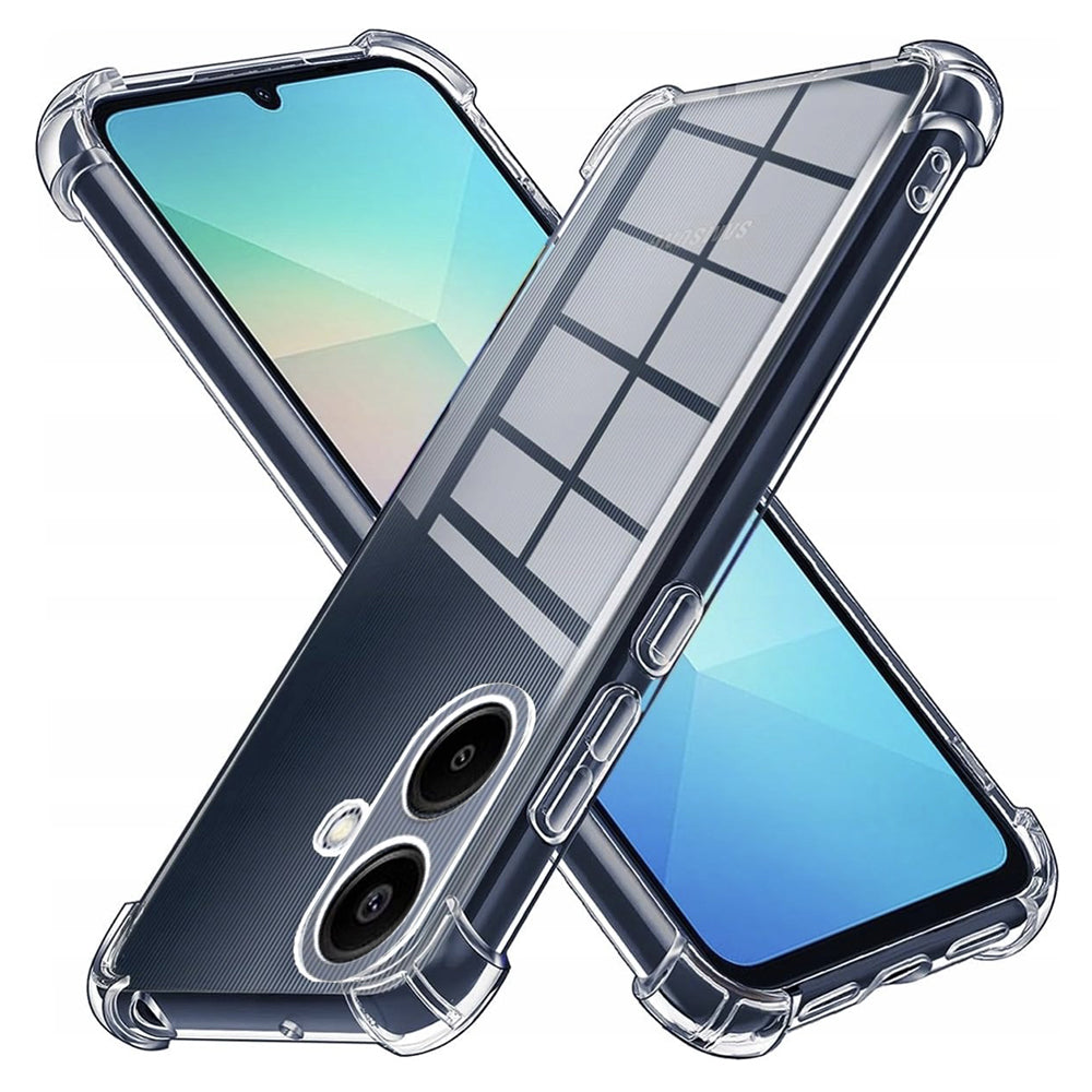 Husa de protectie Techsuit Shockproof Clear Silicone compatibil cu Samsung Galaxy A06, Transparent