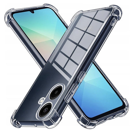 Husa de protectie Techsuit Shockproof Clear Silicone compatibil cu Samsung Galaxy A06, Transparent
