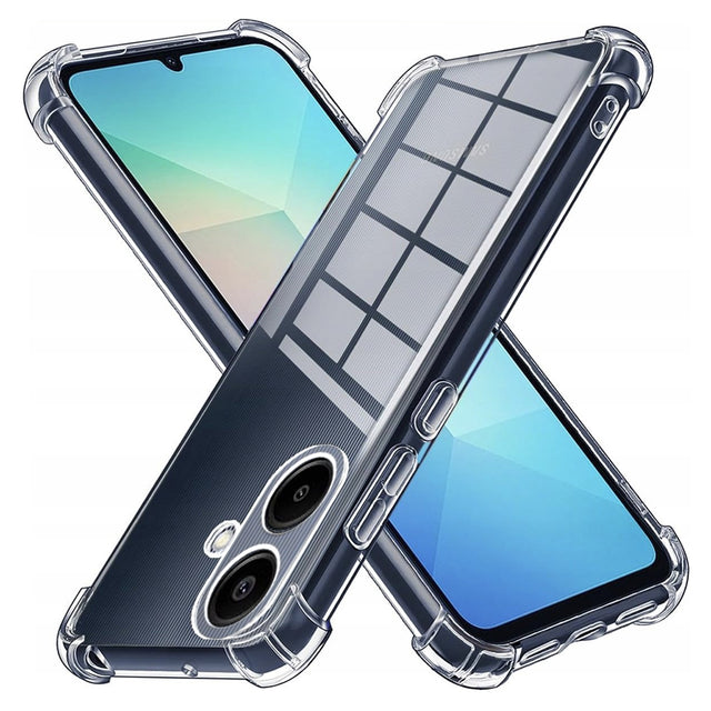 Husa de protectie Techsuit Shockproof Clear Silicone compatibil cu Samsung Galaxy A06, Transparent