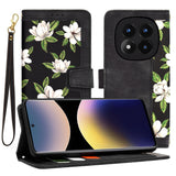 Husa de protectie Techsuit FlipCraft compatibil cu Xiaomi Redmi Note 14 Pro 4G, Flowers of the Dawn
