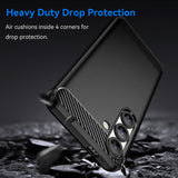 Husa de protectie Techsuit Carbon Silicone compatibil cu Samsung Galaxy S25 Edge, Negru