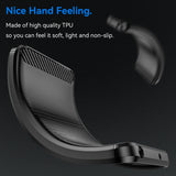 Husa de protectie Techsuit Carbon Silicone compatibil cu Samsung Galaxy S25 Edge, Negru