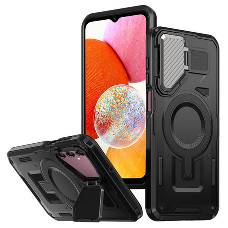 Husa de protectie Techsuit CamVault MagSafe compatibil cu Samsung Galaxy A14 4G / A14 5G, Negru