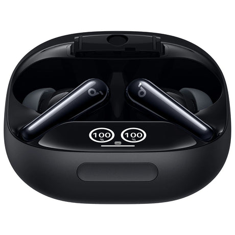 Casti Anker SoundCore Liberty 4 Pro NC (A3954GF1), Bluetooth 5.3, ANC, Hi-Res Sound, LDAC, TWS, Glossy Black
