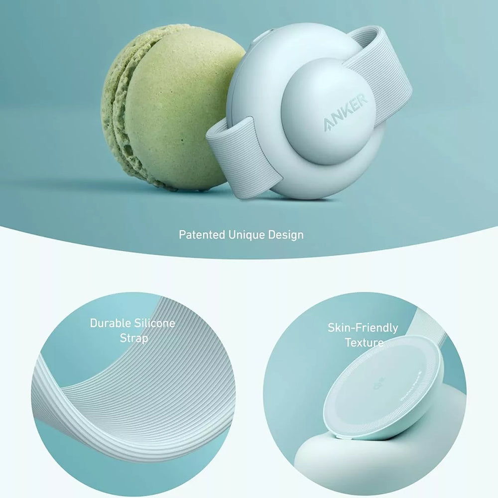Incarcator Anker Wireless MagGo 3-in-1 (B25M8H61), for iPhone 15/16, AirPods, Apple Watch, MagSafe Qi2, Foldable, 15W, Verde